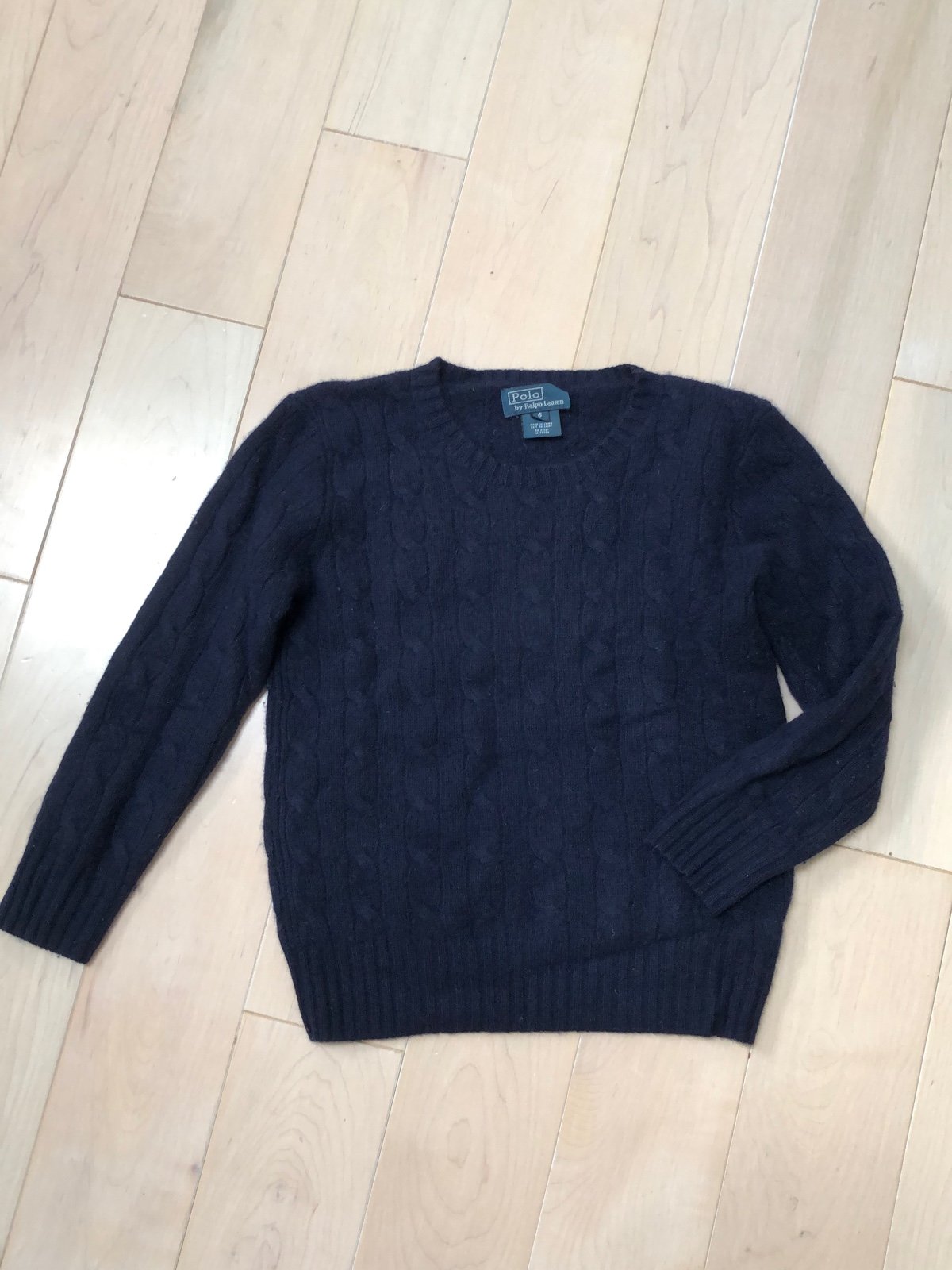 Polo Ralph Lauren boys cashmere navy sweater