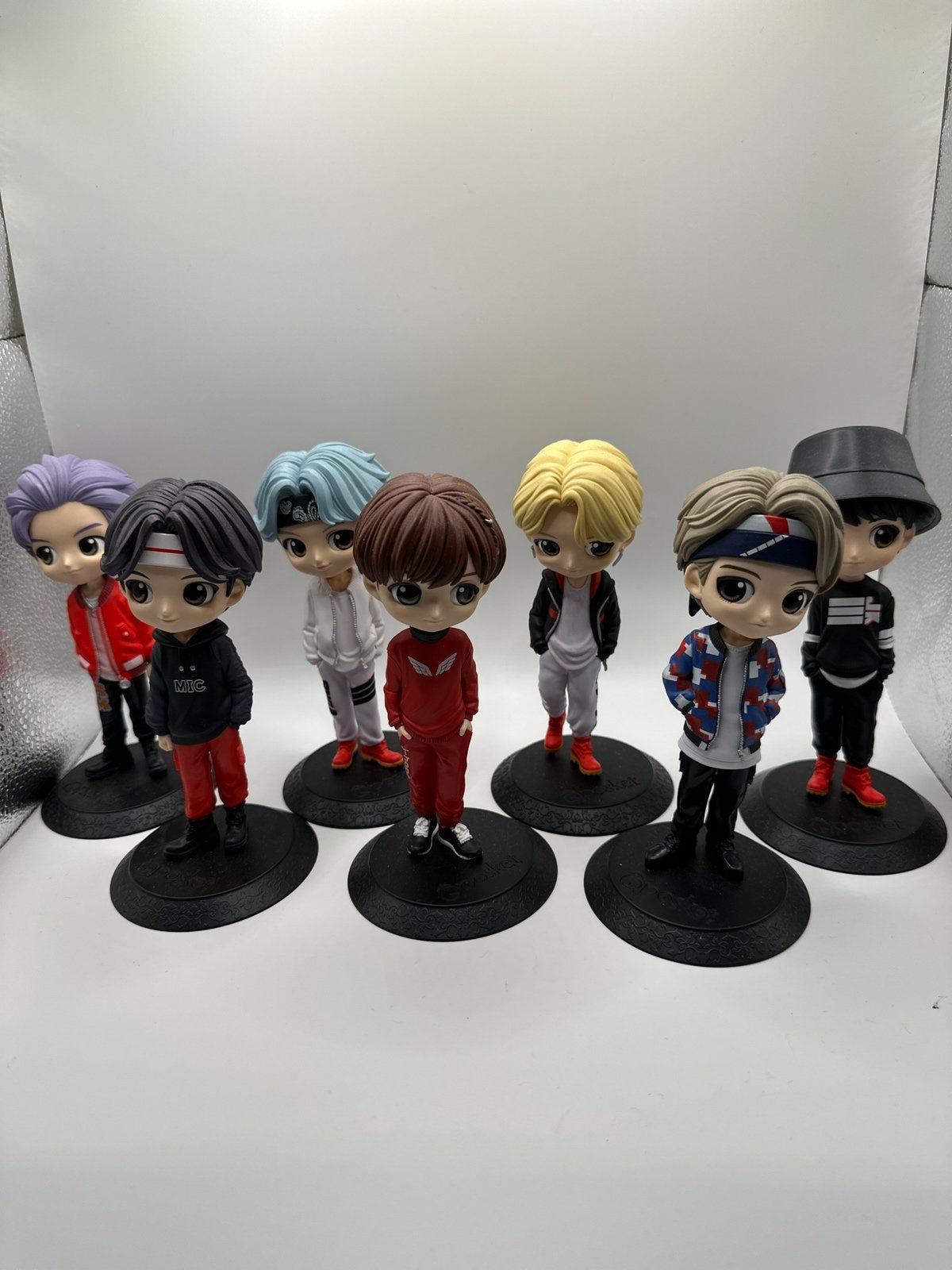 BTS SK telecom figure set of 7 complete V JUNG KOOK Jin RM