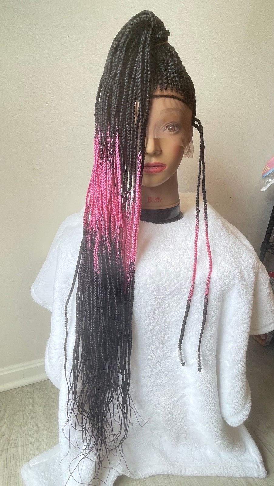 Feed-in Ponytail Braided Wig