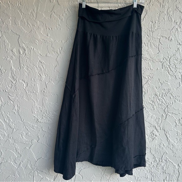 BLUE FISH Skirt Women One Size Long Midi Lagenlook Blend Artsy Resort