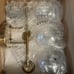 VONLUCE Bathroom Light Fixtures, 3-Light Bathroom Vanity Light with Globe Glass