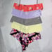 (M) 5pk THONG PINK Victoria’s Secret No Show Panty Underwear