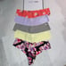 (M) 5pk THONG PINK Victoria’s Secret No Show Panty Underwear