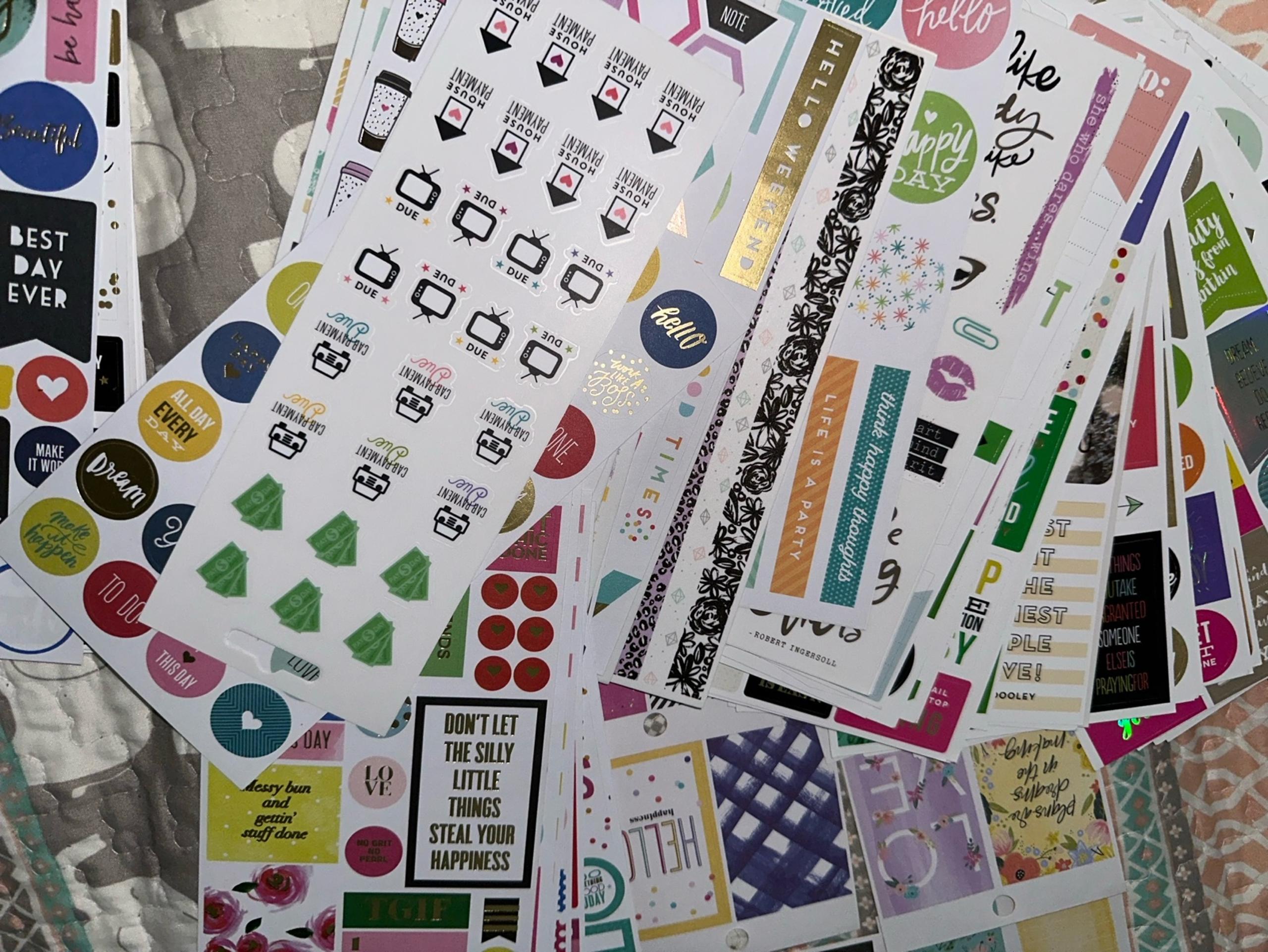 Happy Planner Sticker Bundle! Over 70 planner stickers!