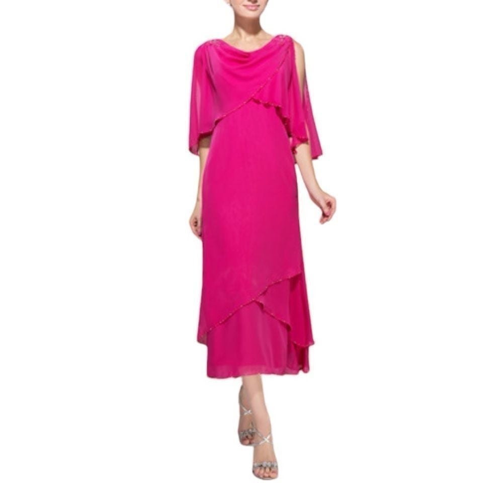 JJ house hot pink cocktail dress size M