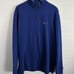 Polo Ralph Lauren Pony Logo 1/4 Zip Fleece Sweater Sweatshirt Blue Red Size XL