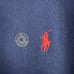 Polo Ralph Lauren Pony Logo 1/4 Zip Fleece Sweater Sweatshirt Blue Red Size XL