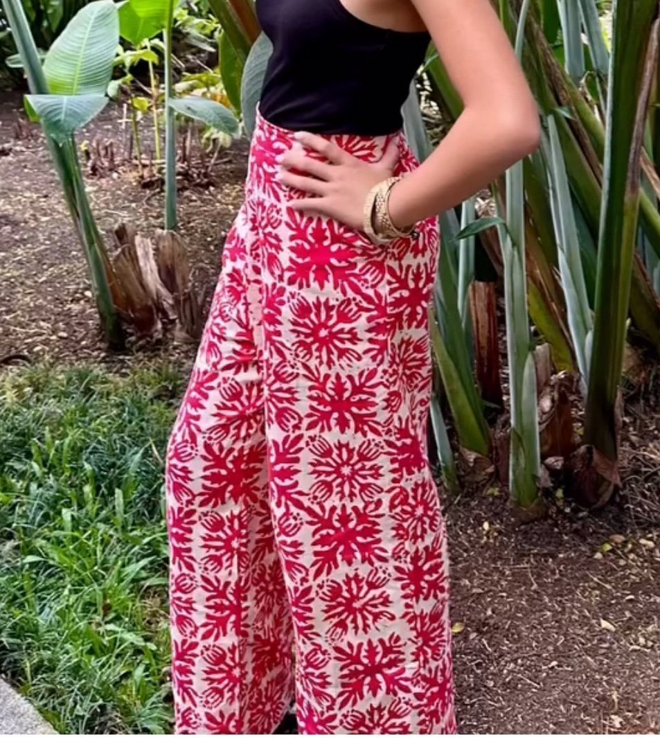 Alohiwai Vintage Aloha Linen Pants