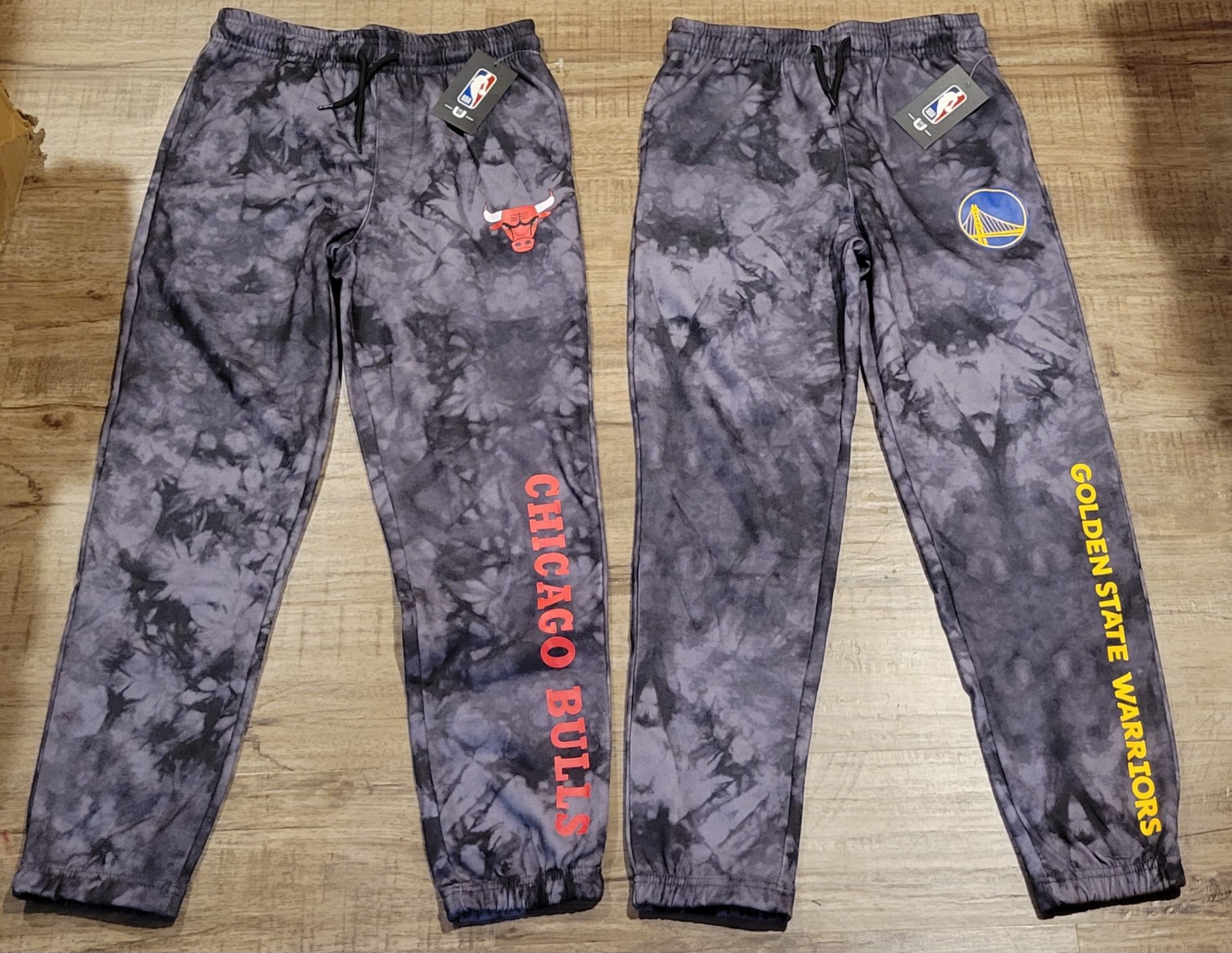NBA boys jogger pants both size large new