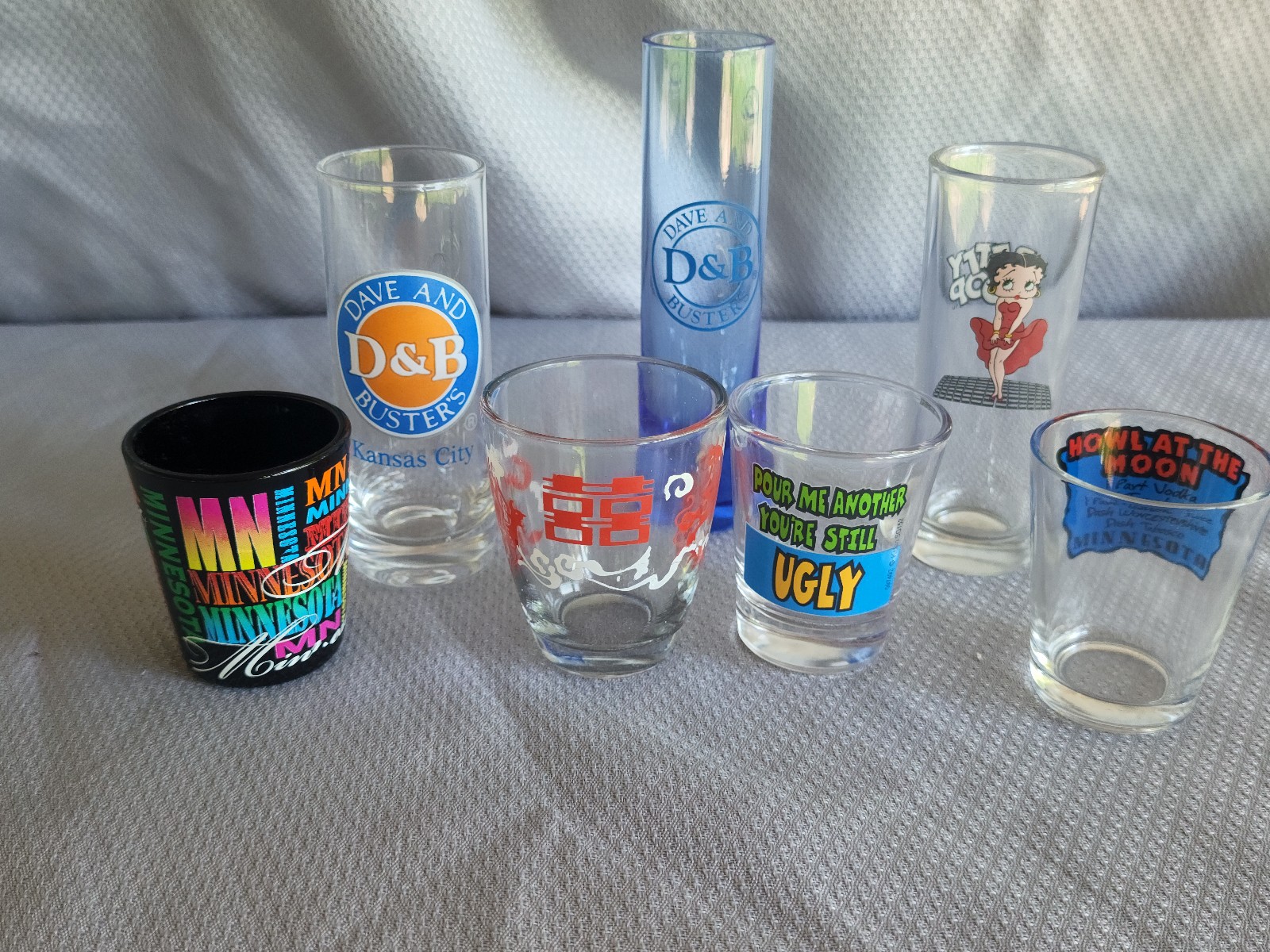 excellent prices 7 of Lot Random Glasses Shot Vintage & collectibles excellent prices 7 of Lot Random Glasses Shot Vintage & collectibles
