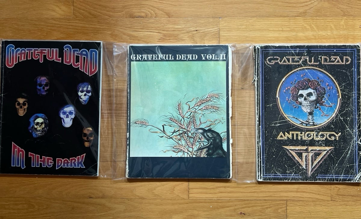 Grateful Dead Song Books Lot of 3