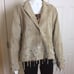 BoHo Western Suede Jacket Fringe L