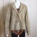 BoHo Western Suede Jacket Fringe L