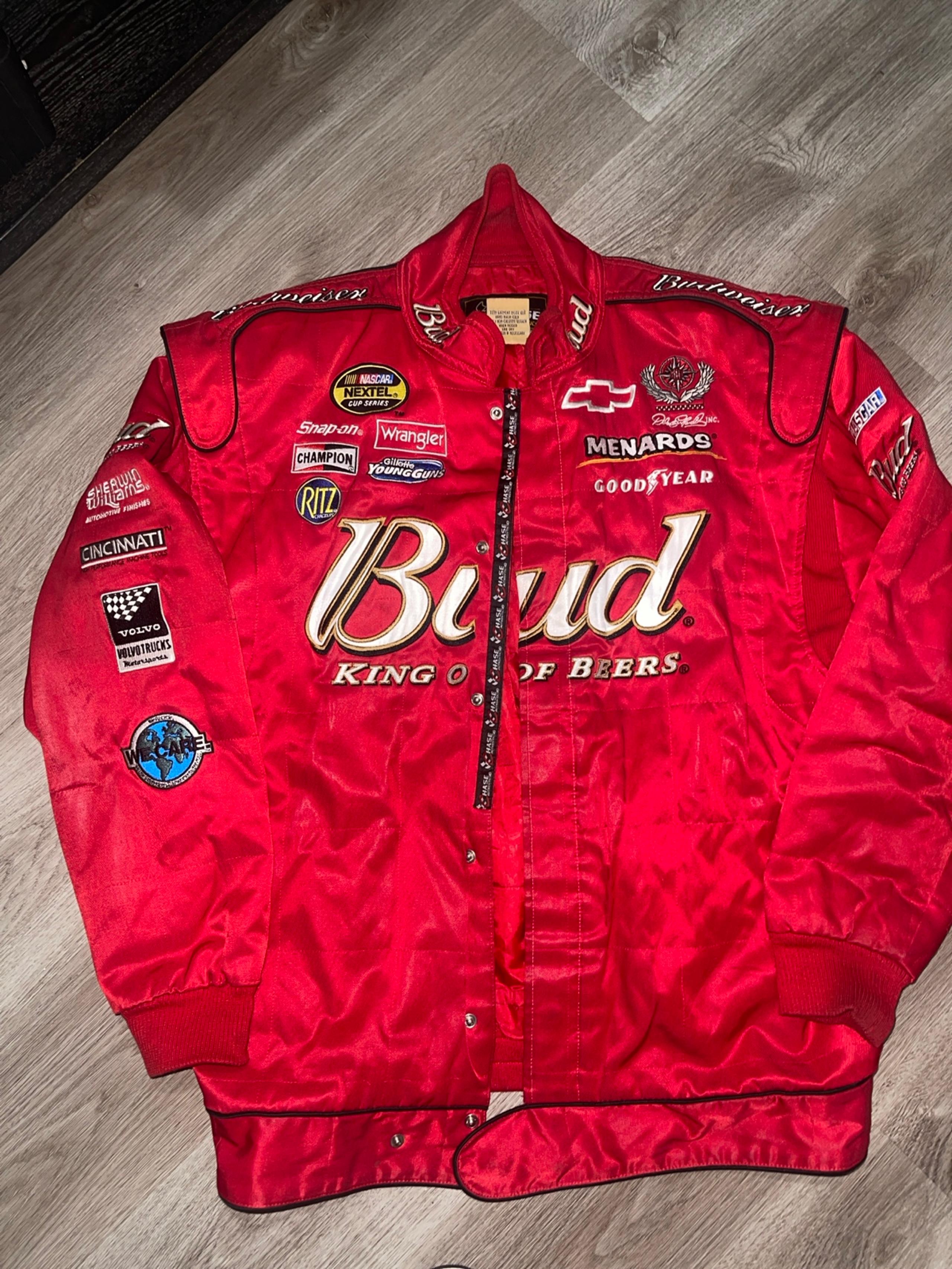 Vintage NASCAR Dale Earnhardt Jr Chase Authentics Racing Jacket Budweiser XL