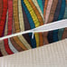 Set of 2 Throw Pillow Covers 18x18 Bohemian Wavy Pillow Covers Rainbow