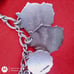 Vtg Sterling Silver Charm Bracelet with 11.5 Sterling Silver Charms. 60s & 70s.