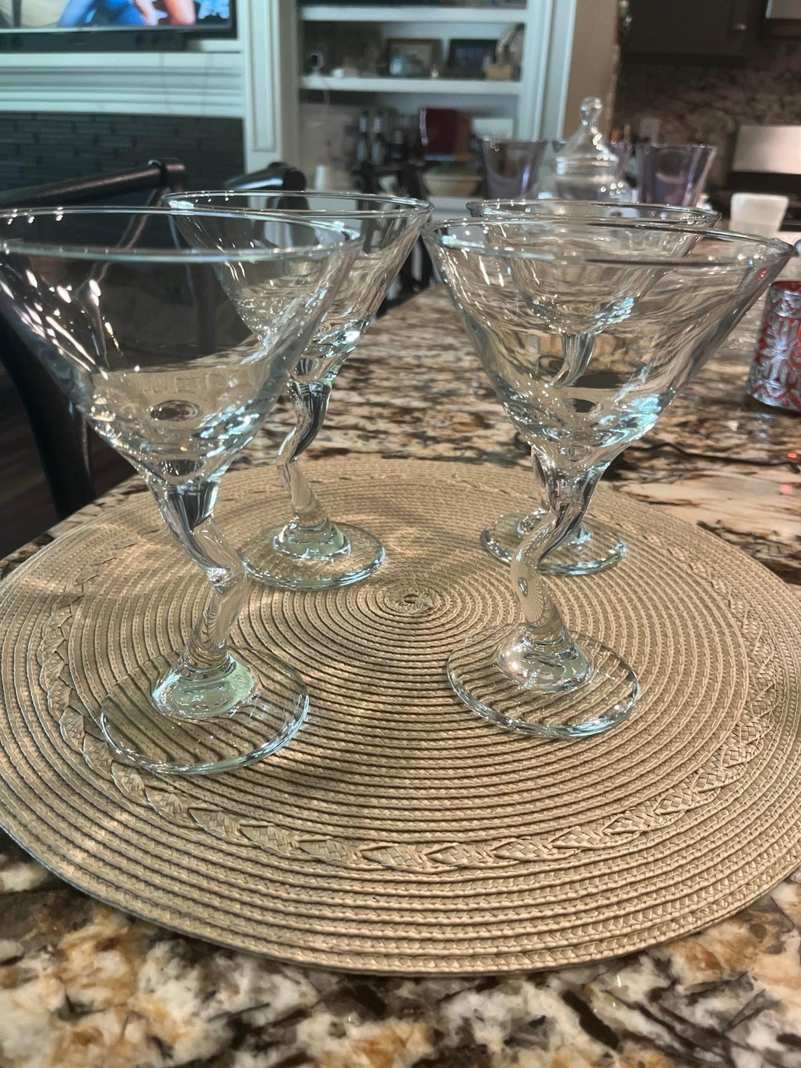 Libbey Charisma Z-Stem Martini Glasses