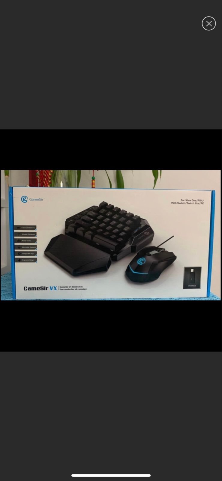 Gamesir VX keyboard and mouse for gaming system Xbox one ps4-5
