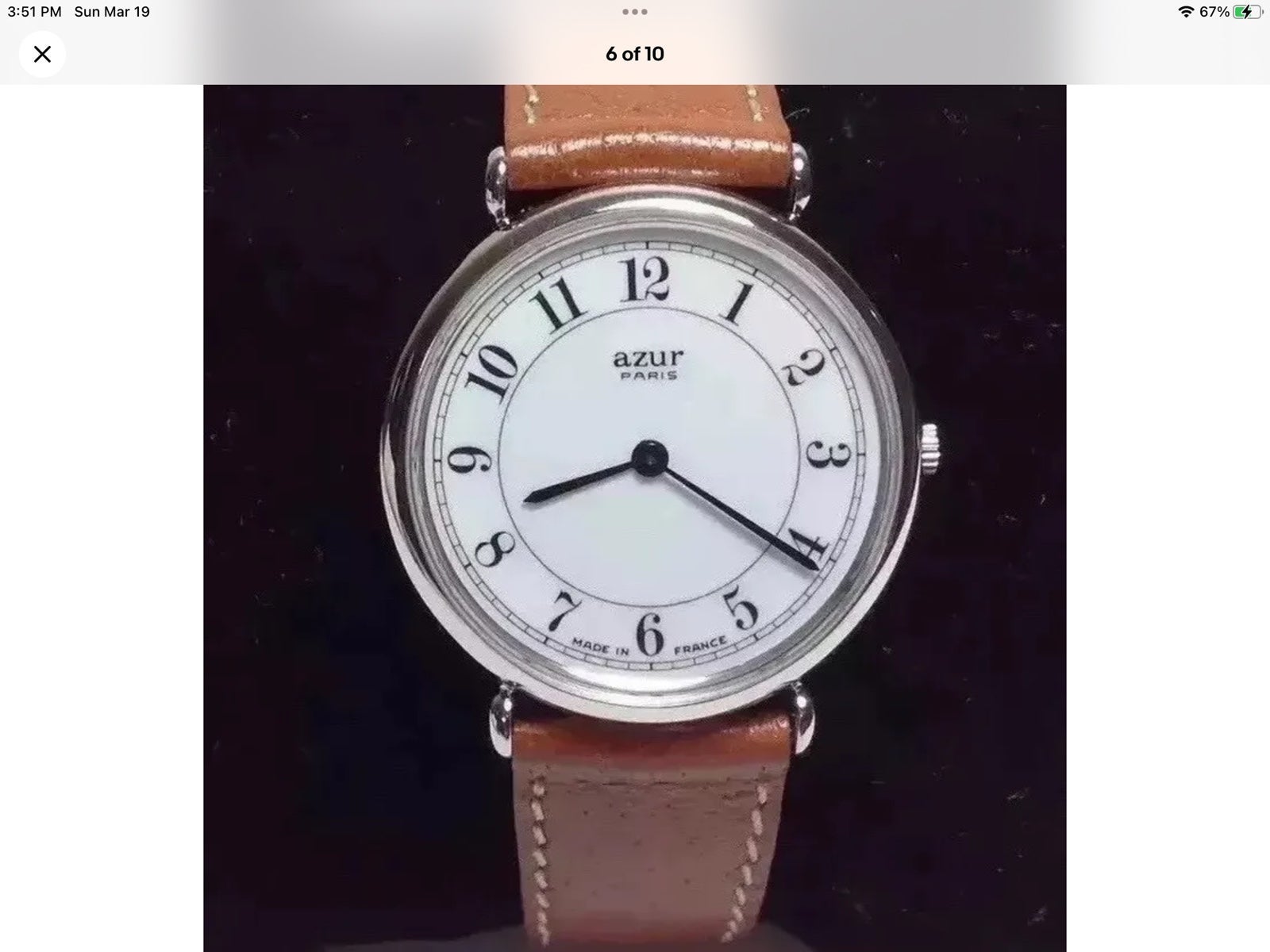 Azur Women’s Watch - Made in France, Swiss Made Movement
