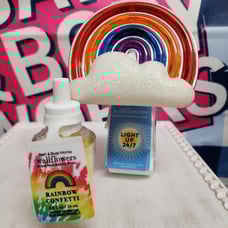 Bath and Body Works Rainbow Wallflower Holder & Refill