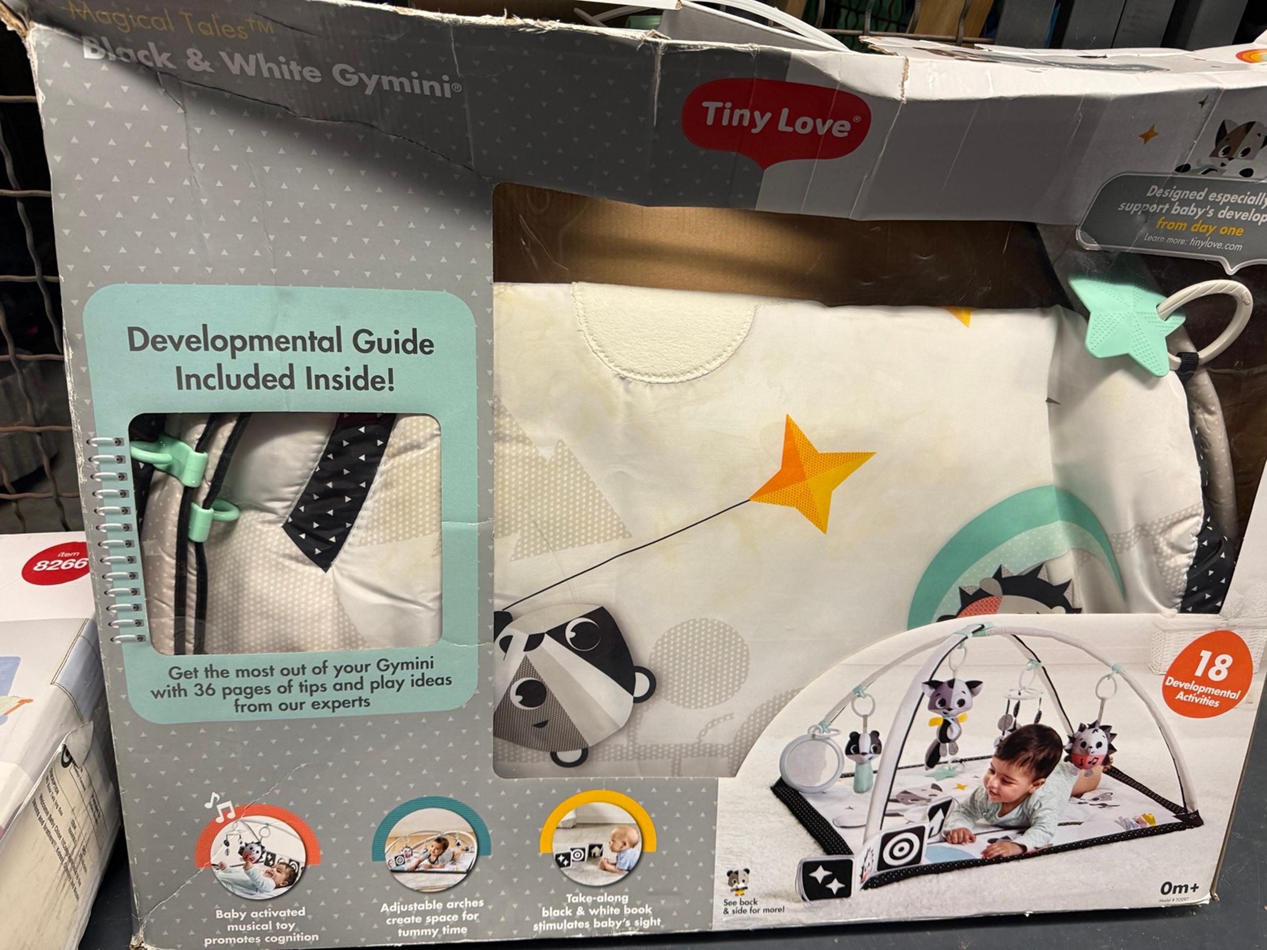 Tiny Love Black & White Gymini Infant Activity Play Mat
