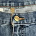 Carhartt Men's Size 40 x 30 Blue Straight Leg Relaxed Fit Jeans