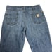 Carhartt Men's Size 40 x 30 Blue Straight Leg Relaxed Fit Jeans