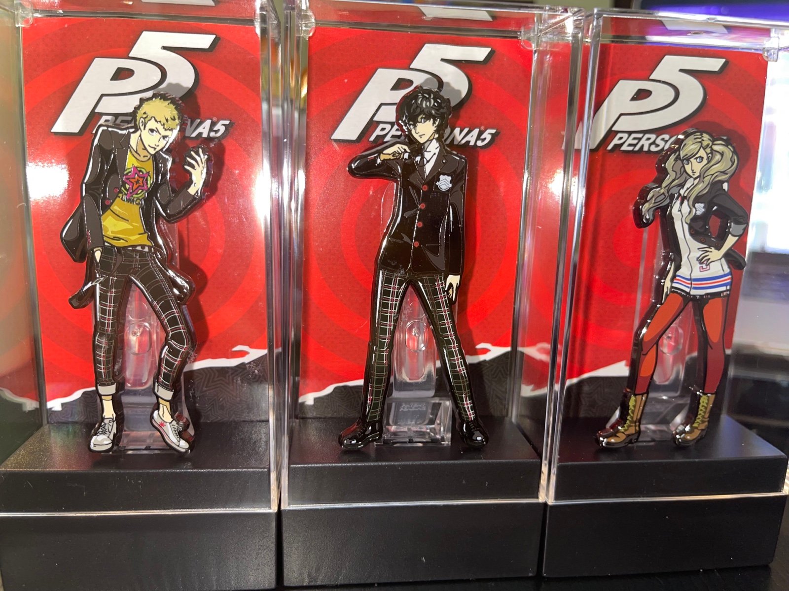 Persona 5 FiGPiN Set of 3 Ann 209, Protagonist 210, Ryuji 448