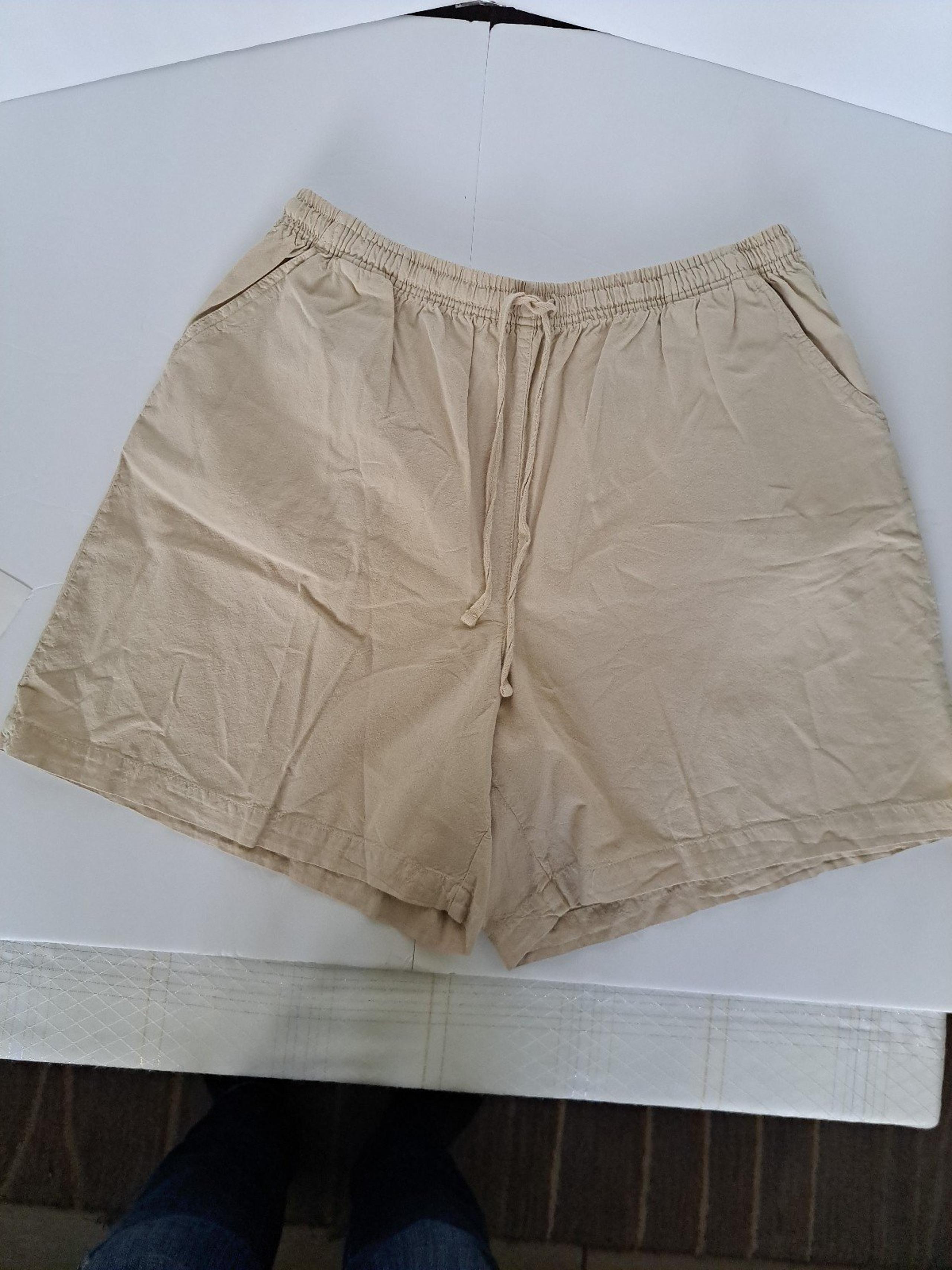 Shorts, Erika, Womans 2 XL, 100% cotton, elastic & drawstring waistband, pockets