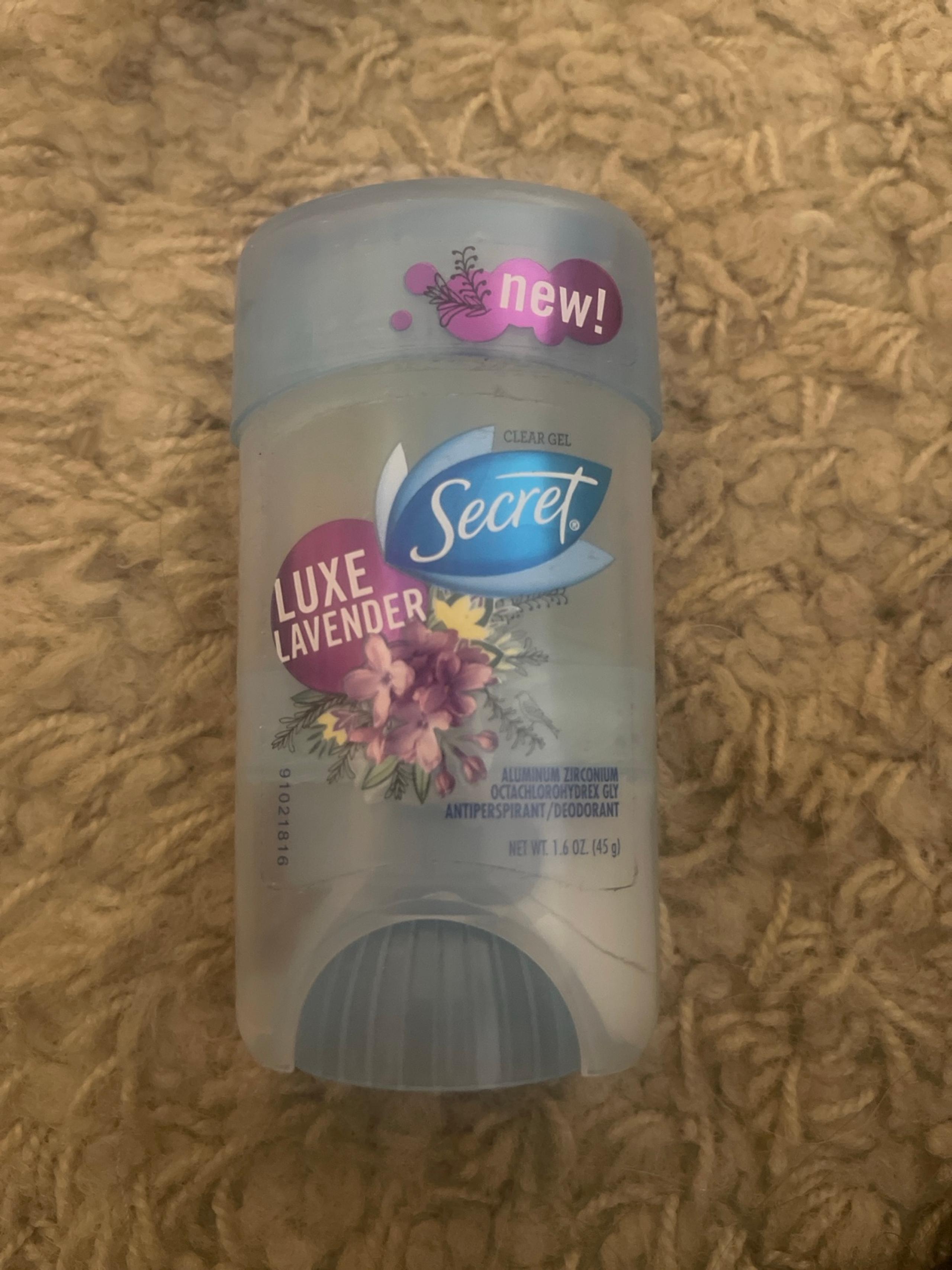 Secret Luxe Lavender deodorant