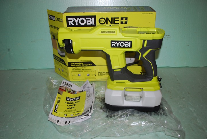 RYOBI ONE+ ELECTROSTATIC SPRAYER OPEN BOX TOOL ONLY
