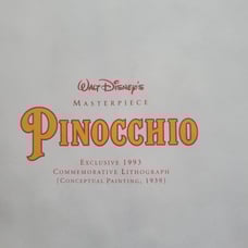 Disney Masterpiece Collection Pinochio