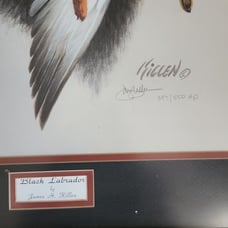 James Killen Labrador Hunting Framed Matted Signed Print