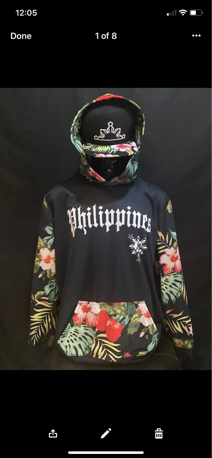 Philippines Floral Islands Hoody dry fit