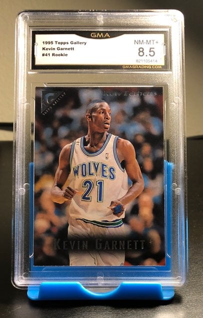1995 Topps Gallery KEVIN GARNETT GMA 8.5