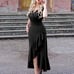 Miusol NWT Crossover Bodice High-Low Ruffled Hemline Sleeveless Dress Size Large