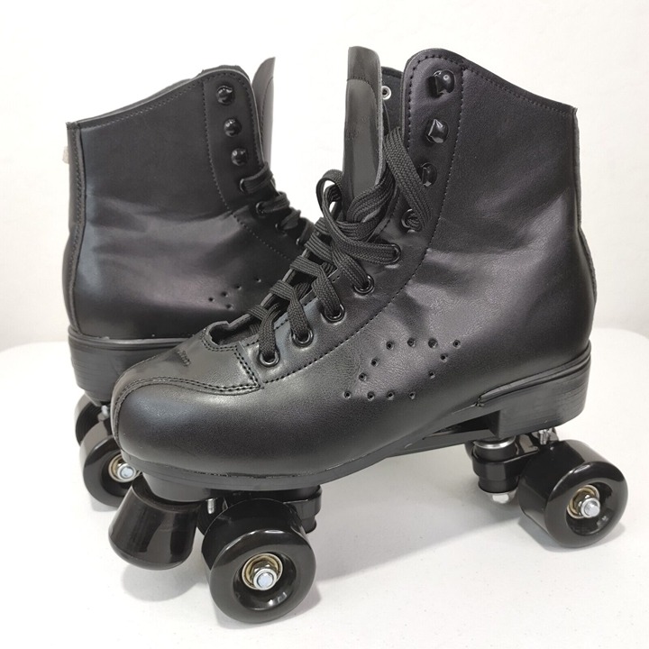 Unisex Nattork Roller Skates for Women, PU Leather High-top Quad Skates for...