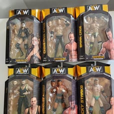 AEW Wrestling Figures Complete Unrivaled Collection #73-77. New
