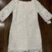 TRINA TURK Smolder Dress in White size 4 lace cottagecore coquette