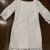 TRINA TURK Smolder Dress in White size 4 lace cottagecore coquette