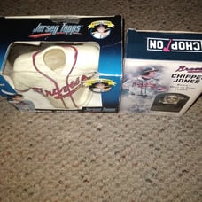 Chipper Jones Lot Of 2