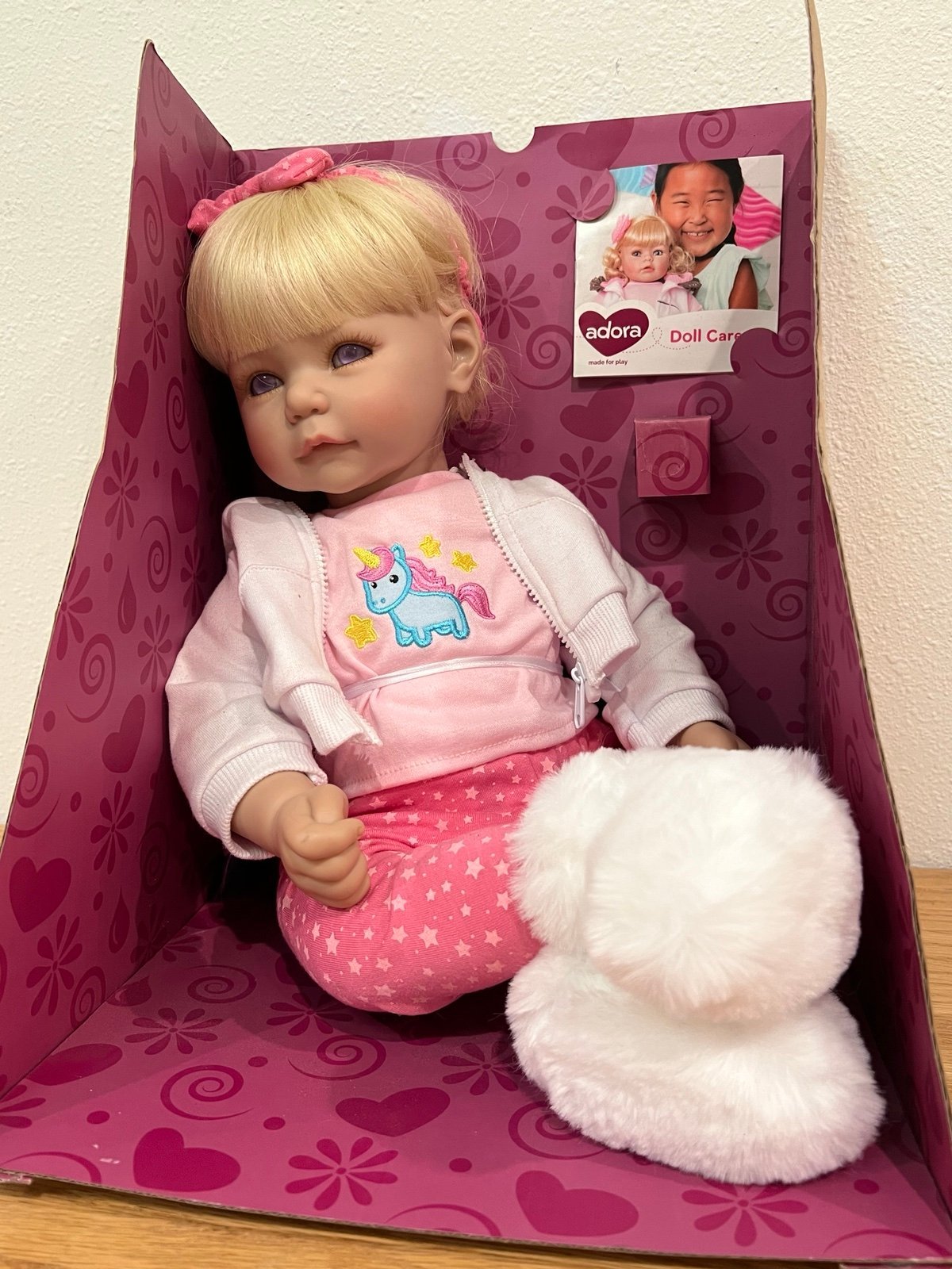 Adora Toddler Time Purple Eyes Rainbow Unicorn Doll SOLD OUT