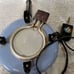 MEYER hongkong electric buffet frying pan w/lid EUC blue duck themed 8