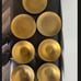 Anthropologie Gold bowls and plates RARE