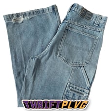 Vintage Y2K Bullhead Skater Baggy Wide Leg Jeans