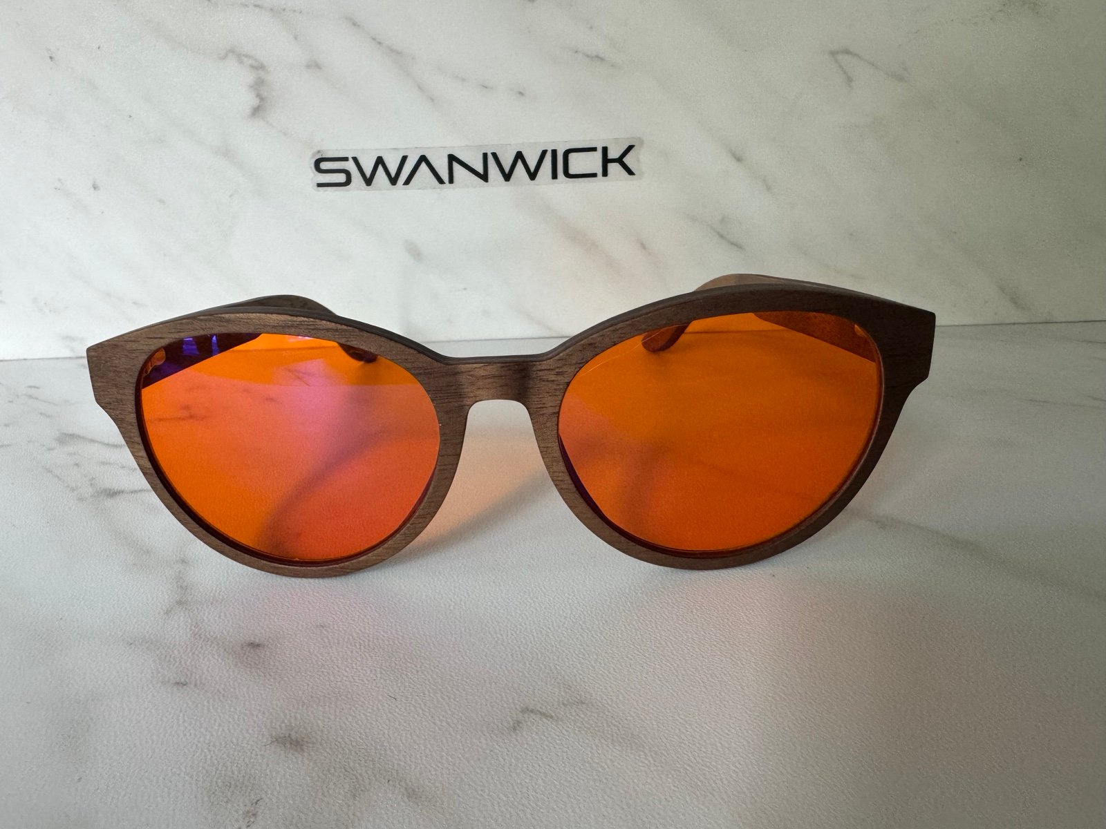 Swanwick Glasses night regular round bamboo