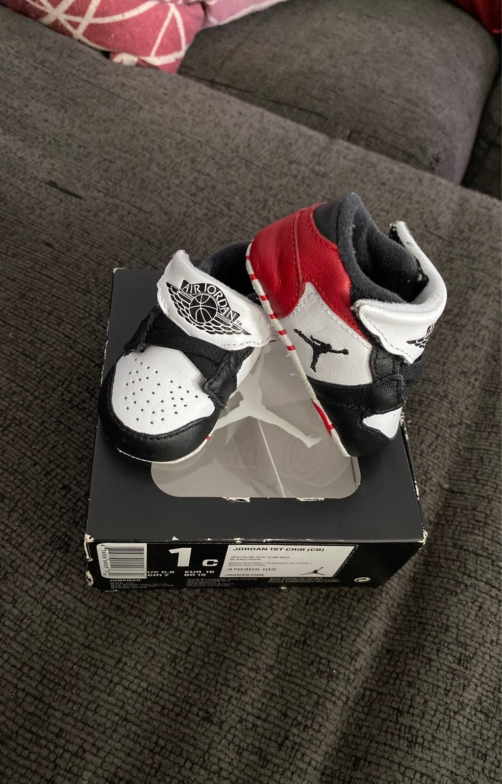 Air Jordan 1st Crib Shoe (CB) Size 1c