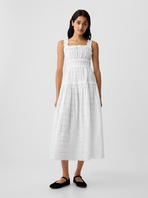 New with tags Gap × DÔEN Eyelet Midi Dress - Size XS