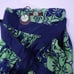 Eva Franco Women's Harem Bubble Skirt Green Navy Palm NWT 398 Sz 2