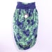Eva Franco Women's Harem Bubble Skirt Green Navy Palm NWT 398 Sz 2